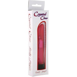 Seven Creations CRYSTAL CLEAR VIBRATOR LADY PINK