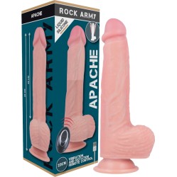Rock Army ROCKARMY - LIQUID SILICONE VIBRATOR PREMIUM APACHE REMOTE CONTROL 20.5 CM -O- 4.62 CM