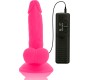 Diversia FLEXIBLE VIBRATING DILDO PINK 17 CM -O- 3.3 CM
