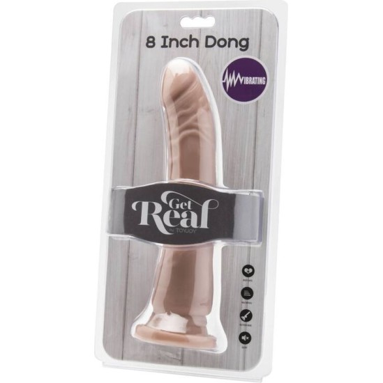 Get Real DONG 20,5 CM VIBRATING SKIN