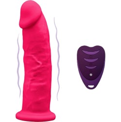 Silexd REALISTIC PENIS MODEL 2 PINK + REMOTE CONTROL LRS 17 CM