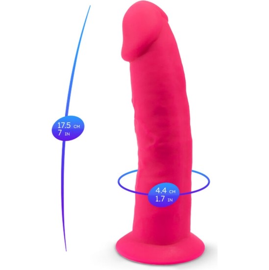 Silexd REALISTIC PENIS MODEL 2 PINK + REMOTE CONTROL LRS 17 CM