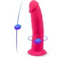 Silexd REALISTIC PENIS MODEL 2 PINK + REMOTE CONTROL LRS 17 CM