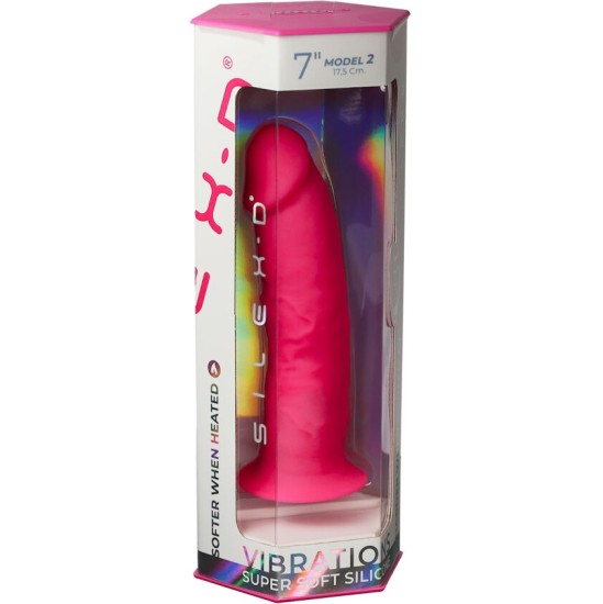 Silexd REALISTIC PENIS MODEL 2 PINK + REMOTE CONTROL LRS 17 CM