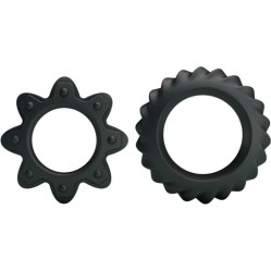 Baile For Him BAILE - KIT 2 RING FLOWERING SILICONE RINGS