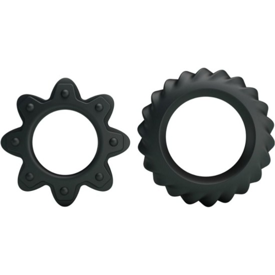 Baile For Him BAILE - KIT 2 RING FLOWERING SILICONE RINGS