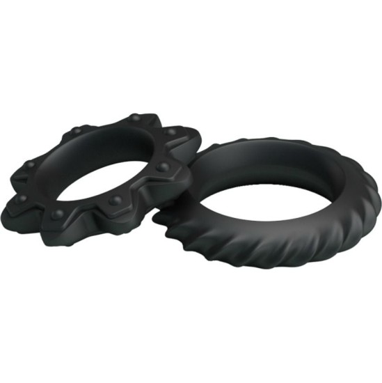 Baile For Him BAILE - KIT 2 RING FLOWERING SILICONE RINGS