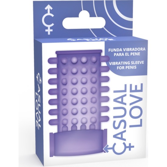 Casual Love RING VIBRATING SLEEVE PURPLE