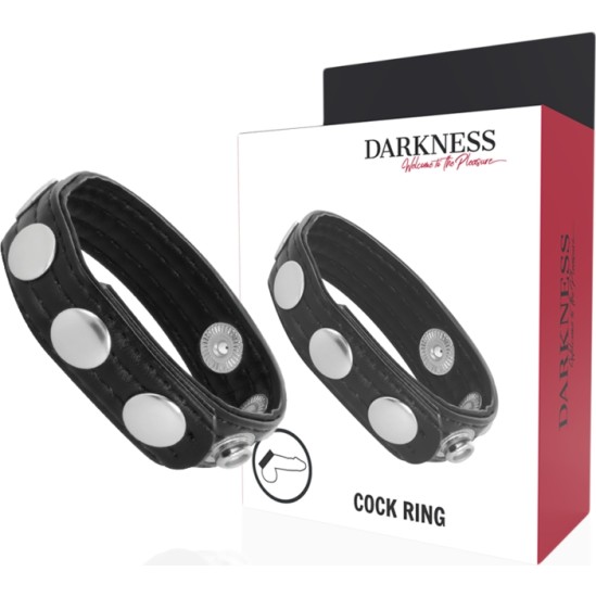 Darkness Sensations DARKNESS - LEATHER ERECTION RING