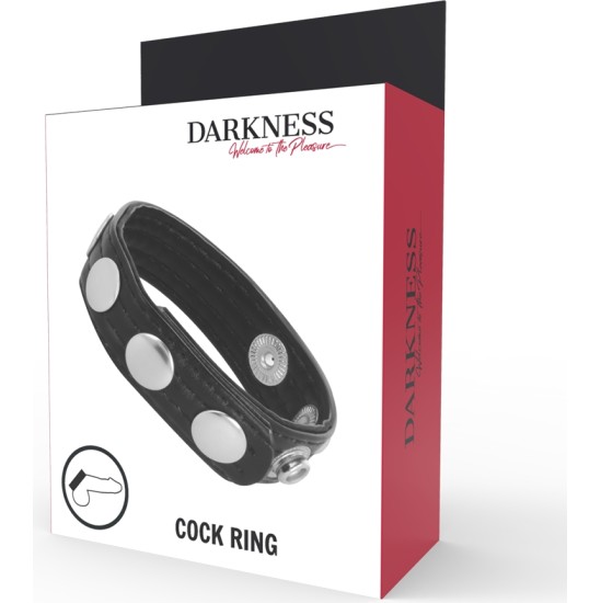 Darkness Sensations DARKNESS - LEATHER ERECTION RING