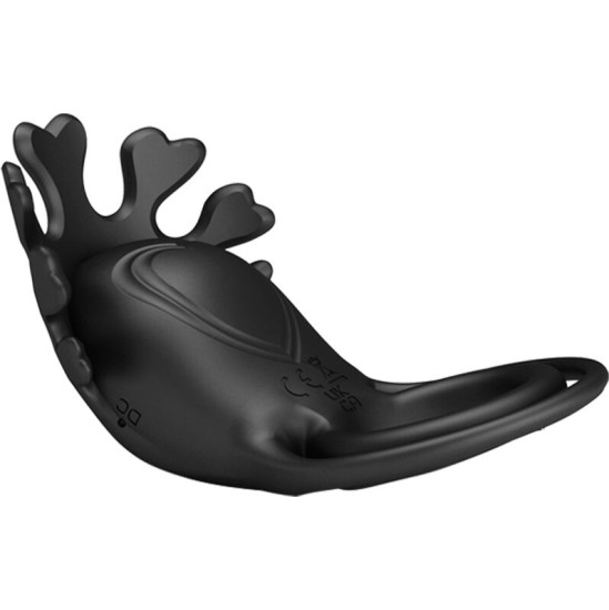 Pretty Love Male PRETTY LOVE - RUBEN VIBRATOR RING 7 VIBRATIONS BLACK SILICONE
