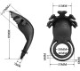 Pretty Love Male PRETTY LOVE - RUBEN VIBRATOR RING 7 VIBRATIONS BLACK SILICONE