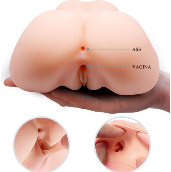 Crazy Bull REALISTIC VAGINA AND ANUS DOUBLE VIBRATION