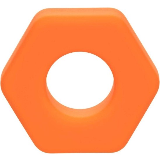 Calexotics ALPHA PROLONG SEXAGON RING ORANGE