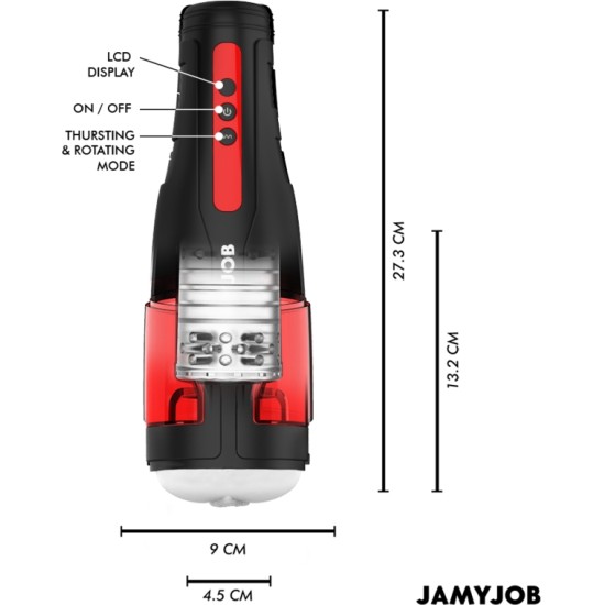 Jamyjob CYCLONE AUTOMATIC VAGINA MASTURBATOR 10 ROTATION AND THRUST MODES