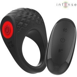 Intense Couples Toys INTENSE - CLOVER VIBRATOR PENIS RING 10 VIBRATIONS BLACK