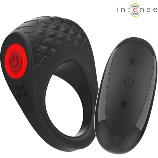 Intense Couples Toys INTENSE - CLOVER VIBRATOR PENIS RING 10 VIBRATIONS BLACK