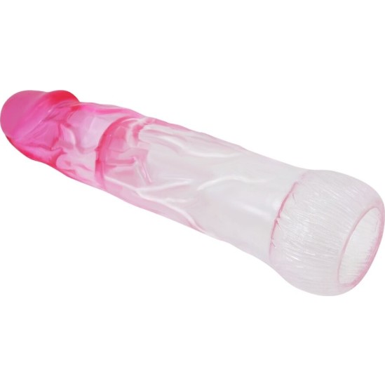 Pretty Love NERON REALISTIC 6 CM ENLARGEMENT SHEATH FOR PENIS PINK