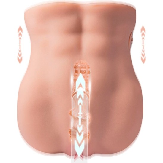 Xise LYDIA FEMALE VAGINA MASTURBATOR WITH THRUSTING 25 CM