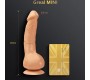 G-Vibe GREAL MINI VIBRATOR DILDO NATURAL SILICONE