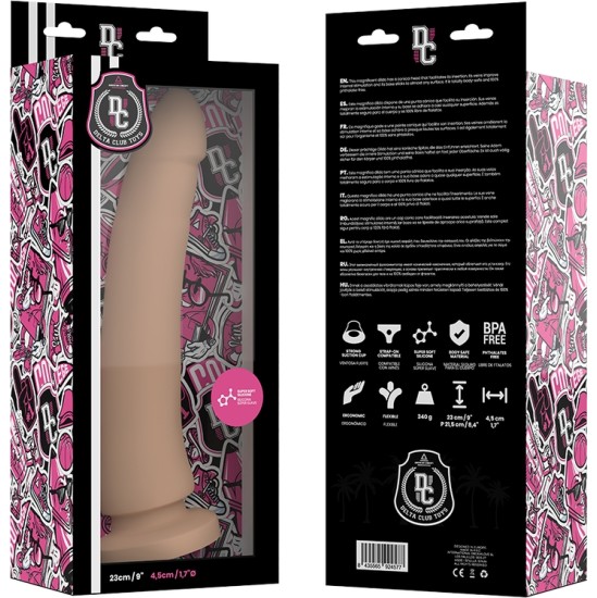 Deltaclub DELTA CLUB - TOYS NATURAL DILDO MEDICAL SILICONE 23 CM -O- 4.5 CM