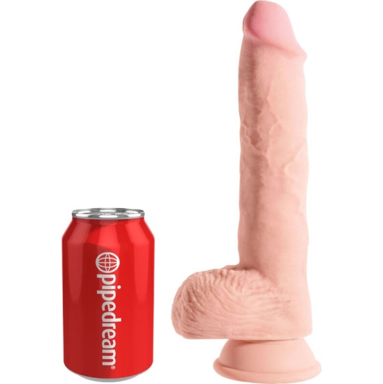 King Cock REALISTIC PENIS WITH BALLS 19.4 CM LIGHT
