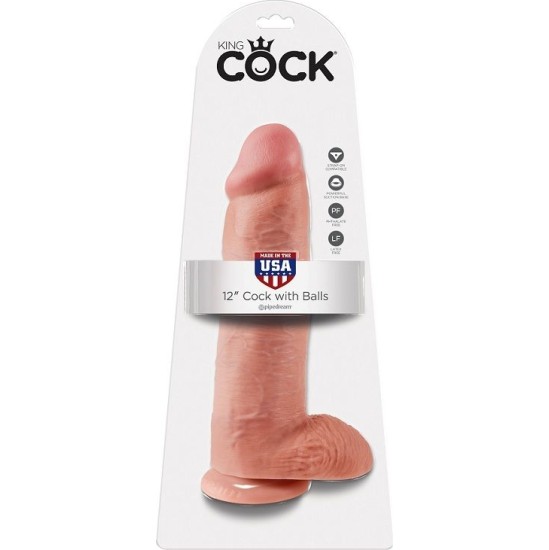 King Cock Cock with Balls 12 - Flesh