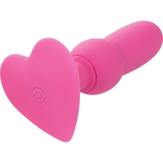 Calexotics FIRST TIME ANAL PLUG BEADED PROBE 10 VIBRATIONS PINK