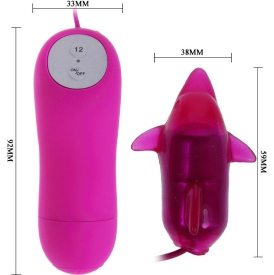 Baile Stimulating BAILE - CUTE SECRET DOLFIN VIBRATOR 12V