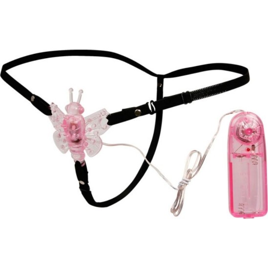 Baile Stimulating BAILE - HARNESS WITH MULTIVESPEED VIBRATING BUTTERFLY