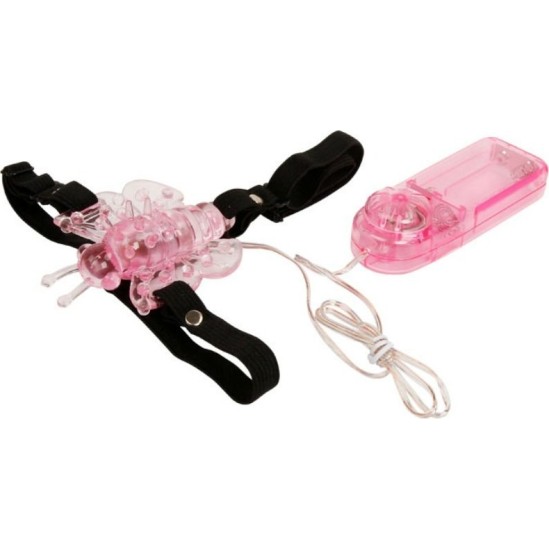 Baile Stimulating BAILE - HARNESS WITH MULTIVESPEED VIBRATING BUTTERFLY