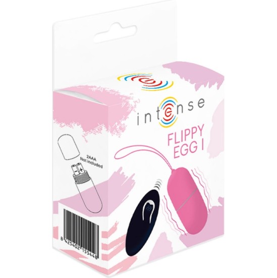 Intense Couples Toys INTENSE - FLIPPY I VIBRATING EGG WITH REMOTE CONTROL PINK