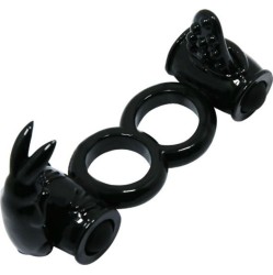 Baile For Him BAILE - SWEET RING DOUBLE RING WITH DOUBLE RABBIT