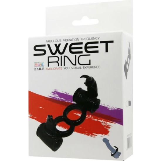 Baile For Him BAILE - SWEET RING DOUBLE RING WITH DOUBLE RABBIT