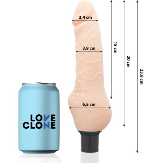 Loveclone DAVEN SELF LUBRICATION REALISTIC 23.8 CM -O- 3.8 CM