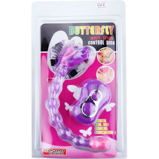 Baile Stimulating BAILE - BUTTERFLY STRAP ON LILAC