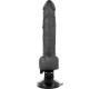 Basecock REALISTIC VIBRATOR REMOTE CONTROL BLACK WITH TESTICLES 19.5 CM -O- 4 CM
