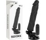 Basecock REALISTIC VIBRATOR REMOTE CONTROL BLACK 21 CM -O- 4 CM