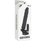 Basecock REALISTIC VIBRATOR REMOTE CONTROL BLACK 21 CM -O- 4 CM