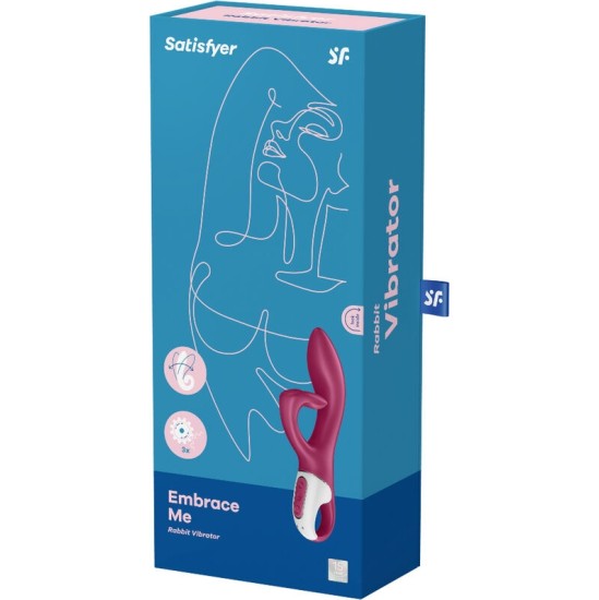 Satisfyer Vibrator SATISFYER - EMBRACE ME GSPOT VIBRATOR BERRY