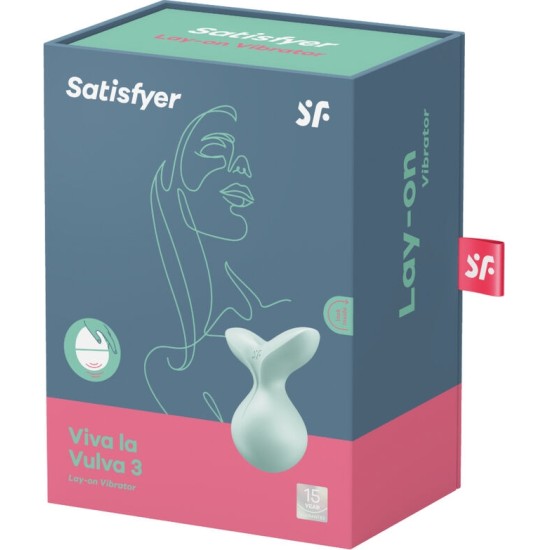 Satisfyer Layons SATISFYER - VIVA LA VULVA 3 LAY-ON VIBRATOR GREEN