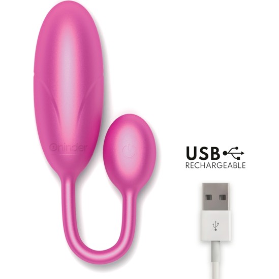 Oninder DENVER VIBRATING EGG PINK 7 X 2.7 CM FREE APP