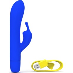 B Swish BWILD BUNNY INFINITE CLASSIC RECHARGEABLE VIBRATOR BLUE SILICONE