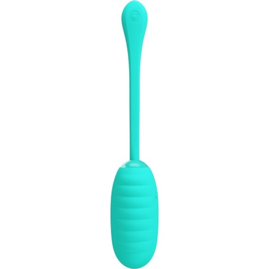 Pretty Love Smart PRETTY LOVE - KIRK RECHARGEABLE VIBRATING EGG AQUA GREEN