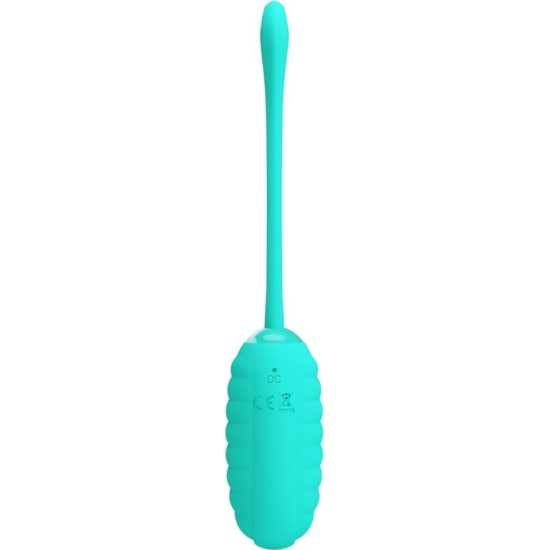 Pretty Love Smart PRETTY LOVE - KIRK RECHARGEABLE VIBRATING EGG AQUA GREEN