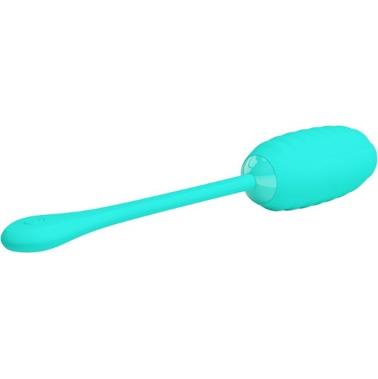 Pretty Love Smart PRETTY LOVE - KIRK RECHARGEABLE VIBRATING EGG AQUA GREEN