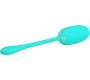 Pretty Love Smart PRETTY LOVE - KIRK RECHARGEABLE VIBRATING EGG AQUA GREEN