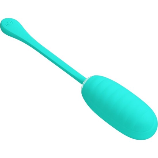 Pretty Love Smart PRETTY LOVE - KIRK RECHARGEABLE VIBRATING EGG AQUA GREEN