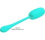 Pretty Love Smart PRETTY LOVE - KIRK RECHARGEABLE VIBRATING EGG AQUA GREEN