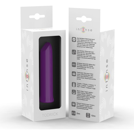 Intense Fun INTENSE - TODRICK VIOLET CLITORAL STIMULATING BULLET